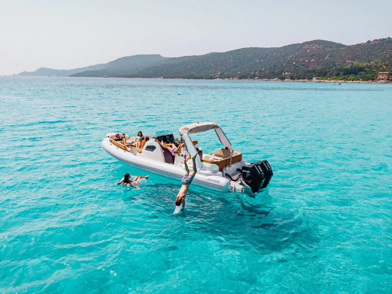 Zodiac Medline 9 charter bareboat or skippered in  Propriano
