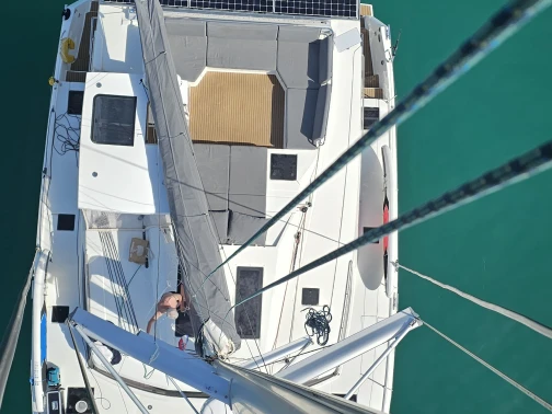 Catamaran hire in Naxos (City) - Fountaine Pajot Elba 45