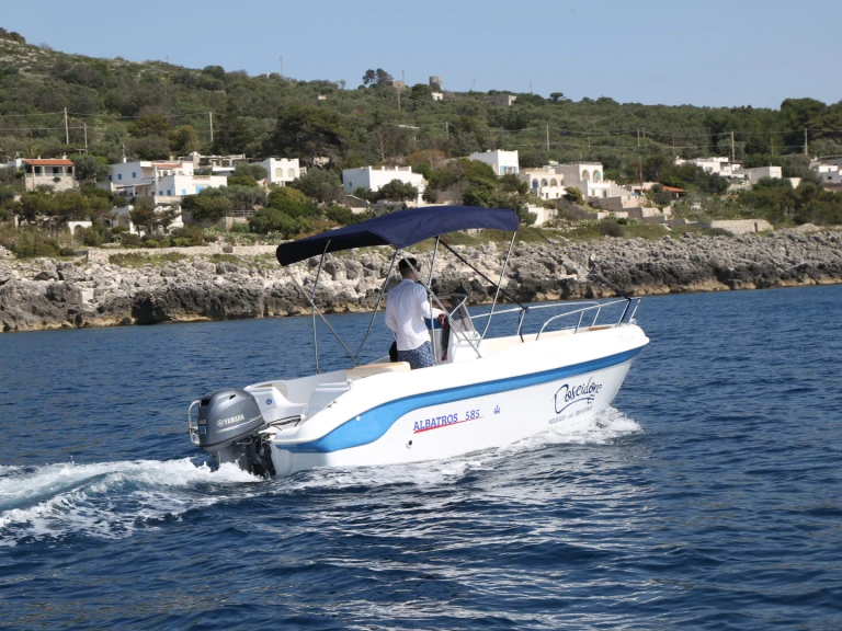 Albatross Albatross 585 charter bareboat or skippered in  Marina di Andrano