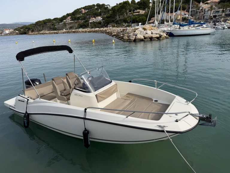 Quicksilver Activ 605 Open charter bareboat or skippered in  La Madrague