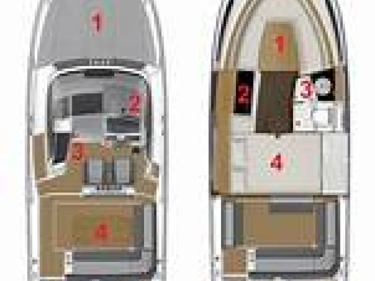 Jeanneau Cap Camarat 9.0 WA charter bareboat or skippered in  Saint-Raphaël