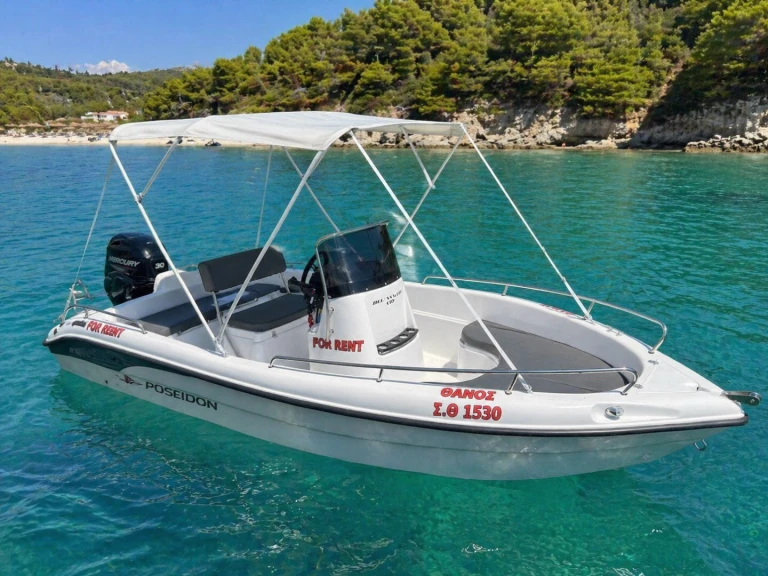 Yacht hire Skiathos cheap Blu Water 170