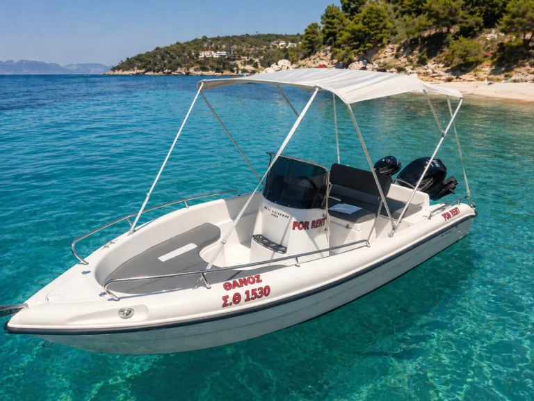 Hire Motorboat Poseidon with a boat licence
