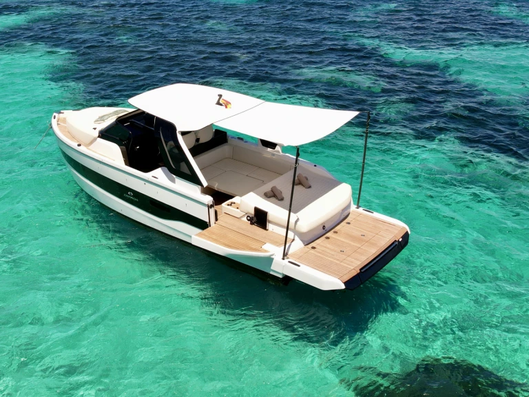 Cranchi A32 charter bareboat or skippered in  Ibiza Town