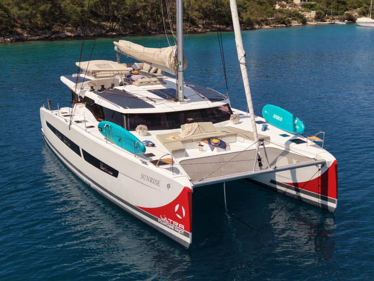 Catamaran hire in Seget Donji - Fountaine Pajot Aura 51