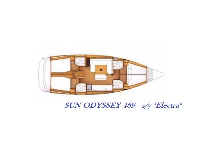 Yacht hire Kallithea cheap Sun Odyssey 469