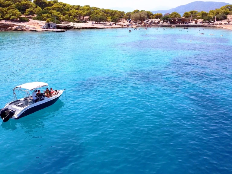 Marine GT23 open charter bareboat or skippered in  Lagonisí
