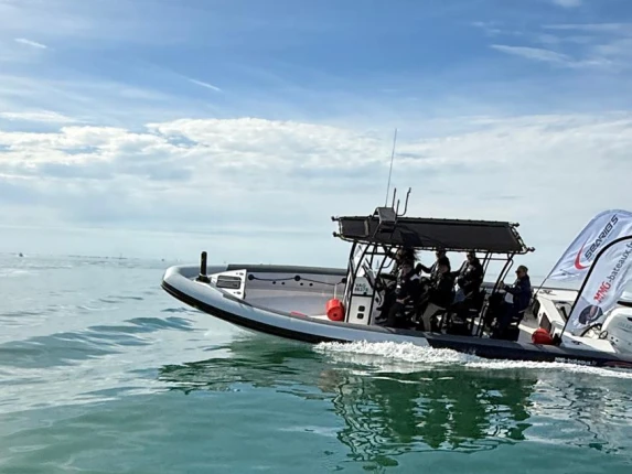 Searib's 9.60 PRO charter bareboat or skippered in  Arzon