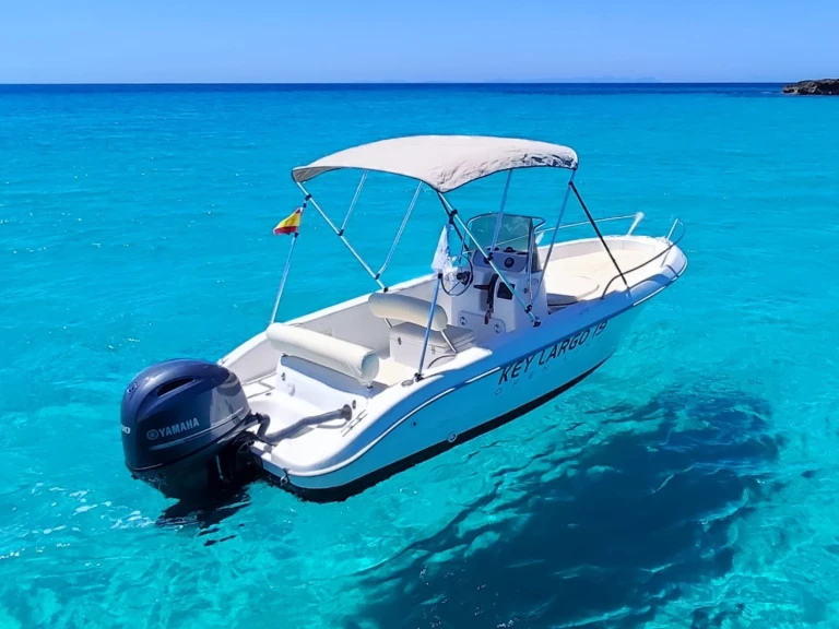 Hire a Sessa Marine Key Largo 19 Puerto de Fornells