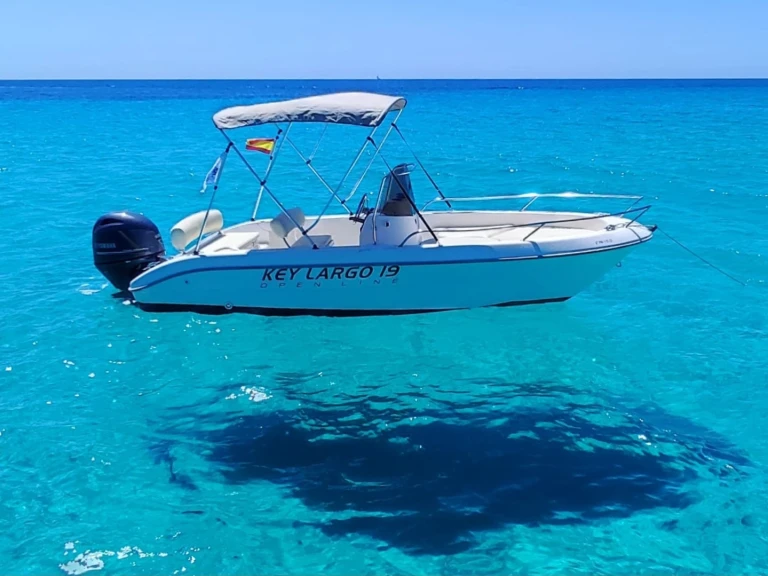 Yacht hire Puerto de Fornells cheap Key Largo 19