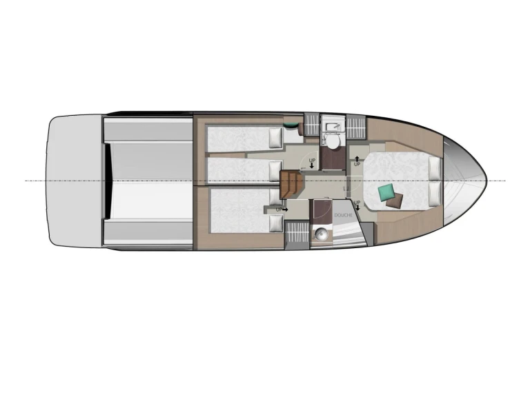 Jeanneau NC 37 charter bareboat or skippered in  Naples