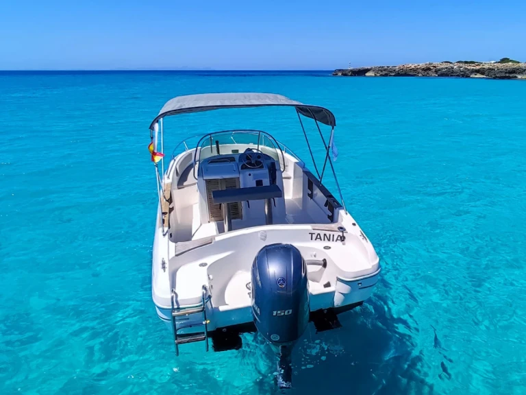 Jeanneau Cap Camarat 625 charter bareboat or skippered in  Cala en Bosch