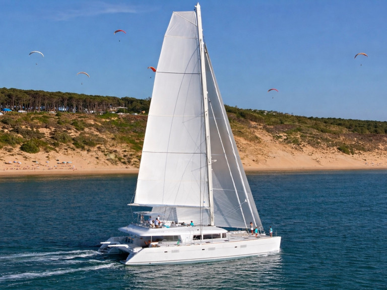 Hire Catamaran Lagoon with a boat licence