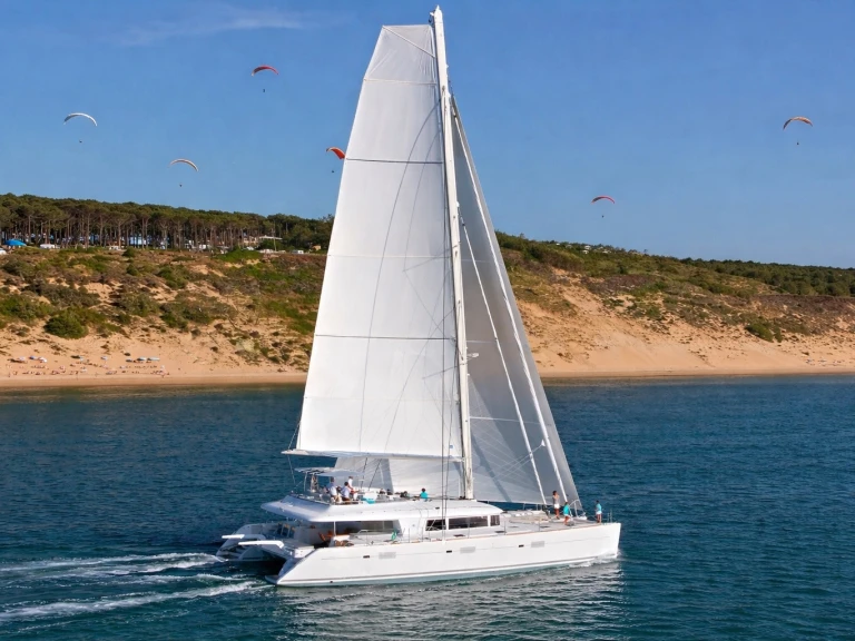Hire Catamaran Lagoon with a boat licence