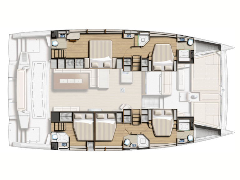 Catamaran hire in Capo d'Orlando - Bali Bali 5.4