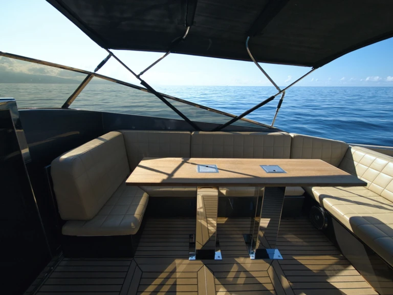 Magnum 38 charter bareboat or skippered in  Saint-Tropez