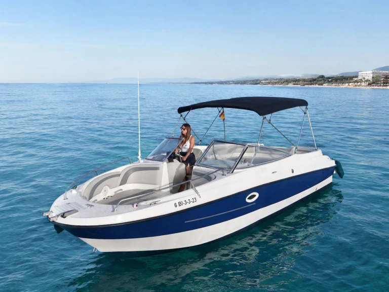 Hire Motorboat Bayliner with a boat licence