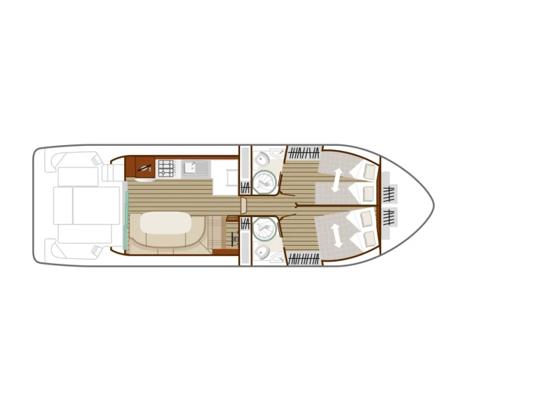 Hire Motorboat with or without skipper Nicols Yacht Port-sur-Saône