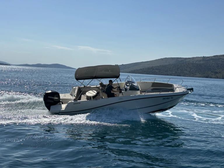 Quicksilver Activ 755 Open charter bareboat or skippered in  Trogir