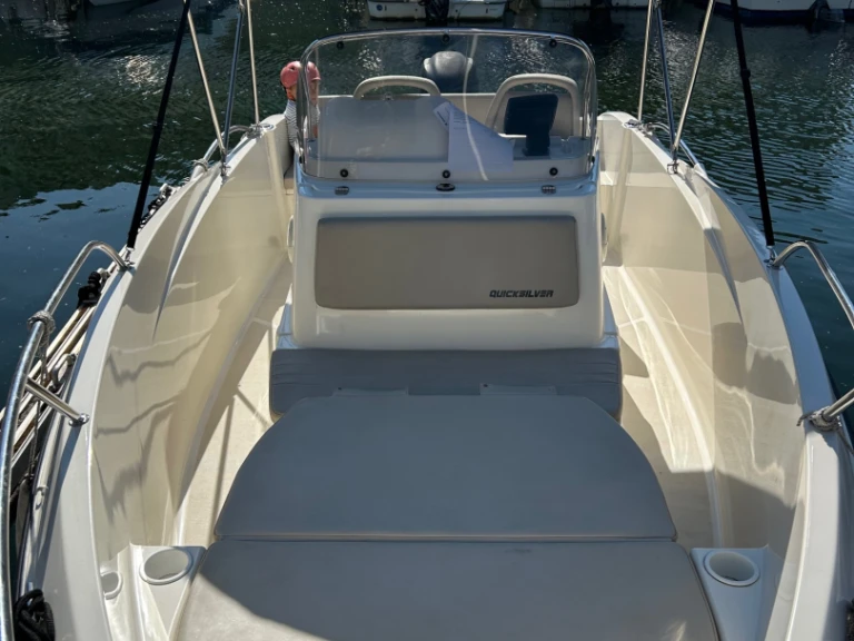 Quicksilver Activ 535 Open charter bareboat or skippered in  Aix-les-Bains