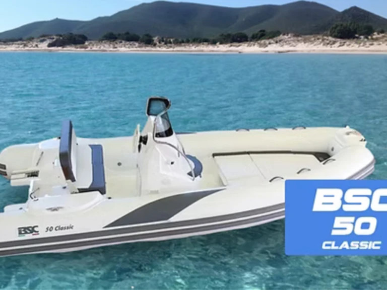 Hire RIB Bsc with a boat licence