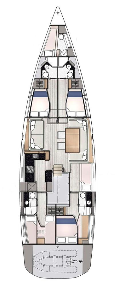 Yacht charter Lávrio - Jeanneau Jeanneau 65 on SamBoat