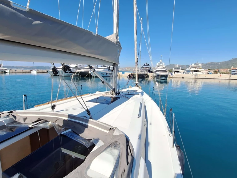 Hanse Hanse 388 charter bareboat or skippered in  Kaštela