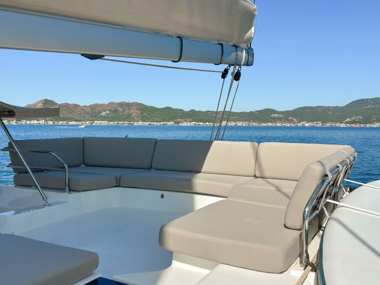 Fountaine Pajot Tanna 47 charter bareboat or skippered in  Marmaris