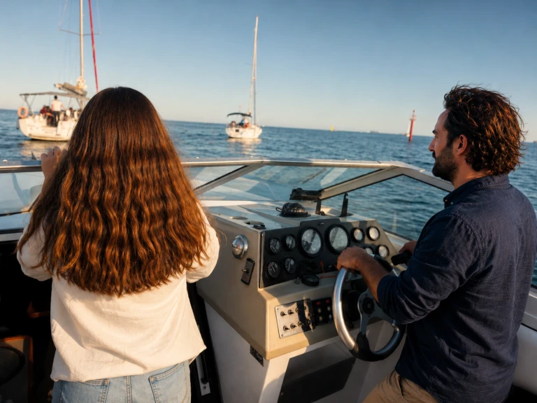 Motorboat to hire Port Olímpic of Barcelona at the best price