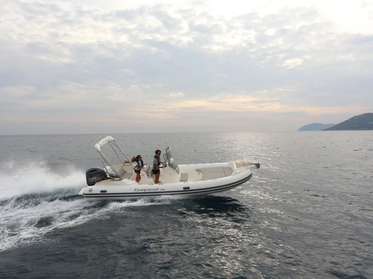Capelli Tempest 700 Open charter bareboat or skippered in  Le Lavandou