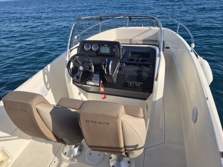 Quicksilver Activ 605 Open charter bareboat or skippered in  Split