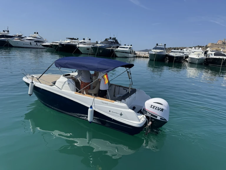 Jeanneau Cap Camarat 6.5 WA charter bareboat or skippered in  Ibiza Town