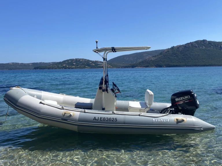 Bombard Ribster 500 charter bareboat or skippered in  Porto-Vecchio