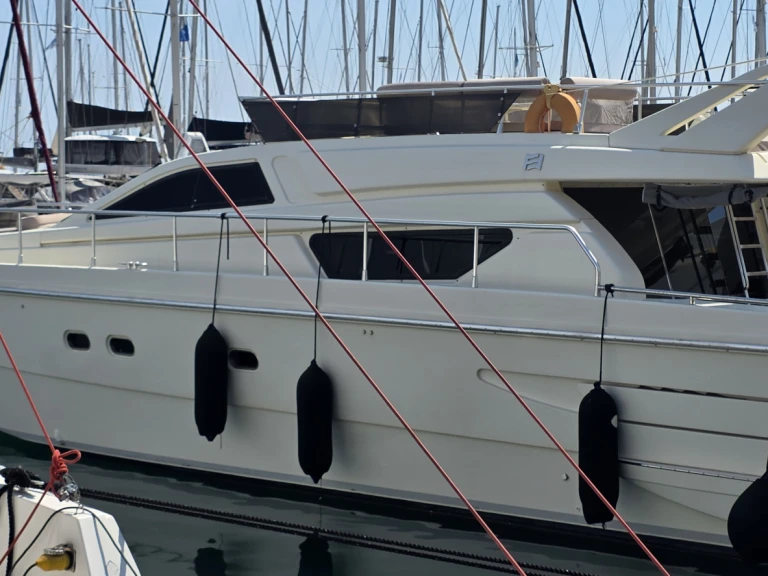 Hire Luxury Yacht with or without skipper Ferretti Port Lindos