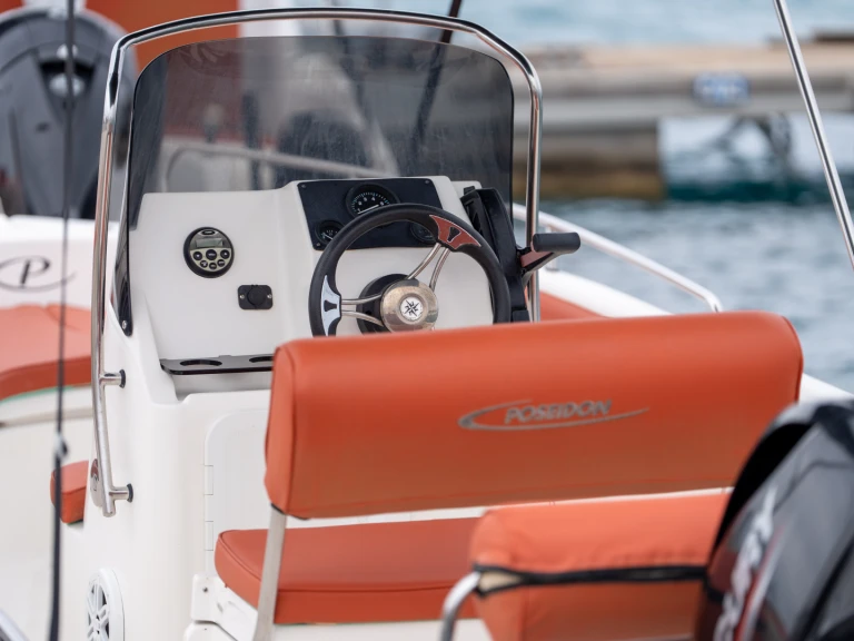 Poseidon BLU WATER 185 charter bareboat or skippered in  Rhodes (City)