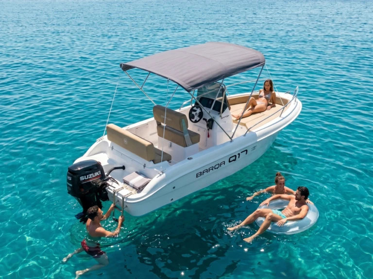 Motorboat hire in Barcelona - Barqa Q17