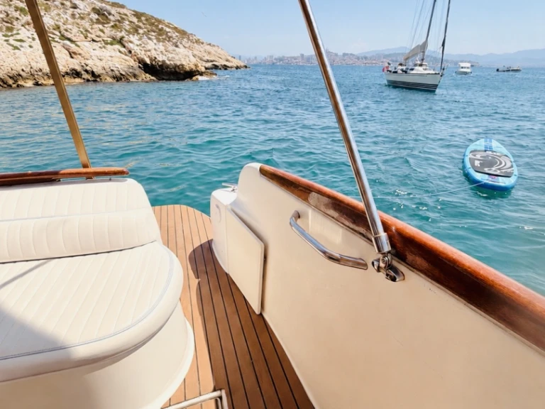 Jeanneau Leader 805 charter bareboat or skippered in  Marseille