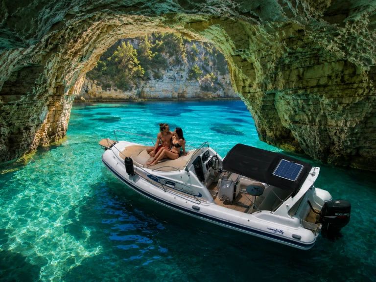 Hire RIB with or without skipper Nuova Jolly Old port of Corfu