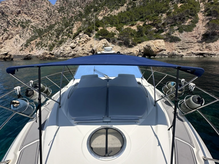 Cranchi Mediterranee 43 charter bareboat or skippered in  Port d'Andratx