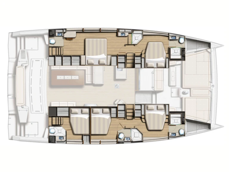Catamaran hire in Castellammare di Stabia - Bali Bali 5.4