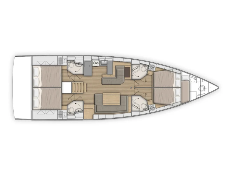 Yacht hire Primošten cheap Oceanis 51.1