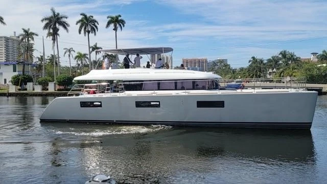 Lagoon 620 Power Catamaran charter bareboat or skippered in  Key West