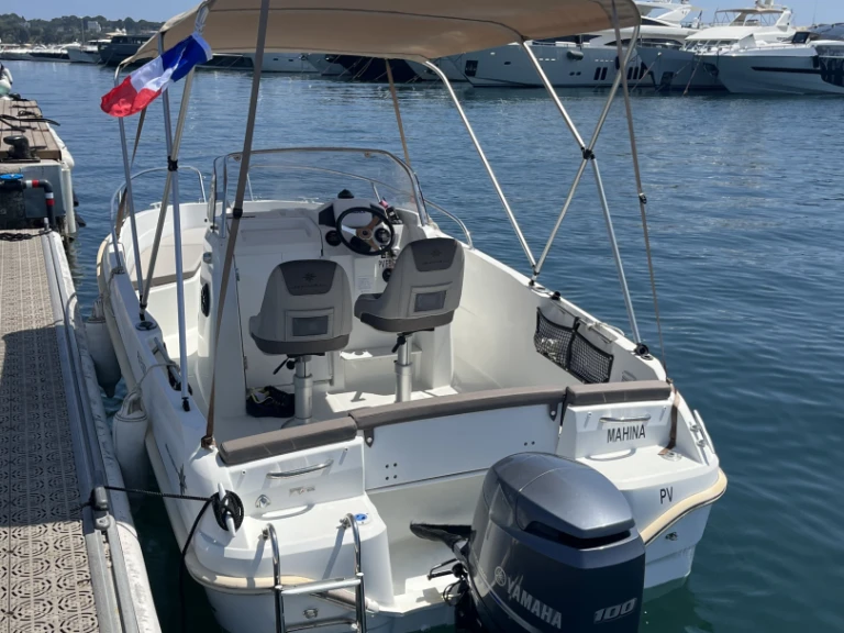 Charter a Jeanneau Cap Camarat 5.5 CC Serie 2 Style in Antibes on Samboat