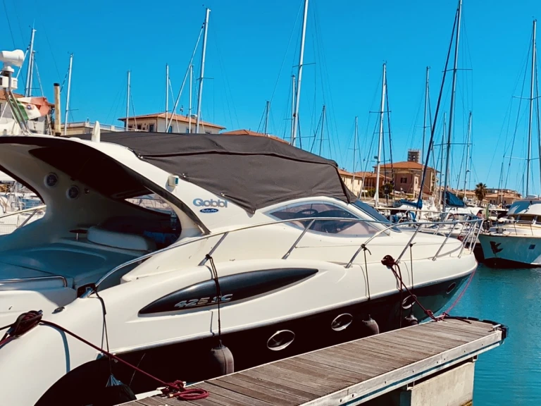 Gobbi Atlantis 425 SC charter bareboat or skippered in  San Vincenzo