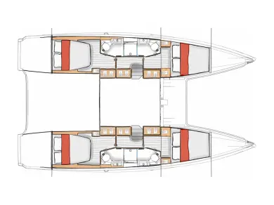 Yacht hire Alimos cheap Excess 13 - 4 + 2 cab.