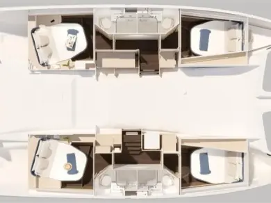 Yacht charter Alimos - Fountaine Pajot Fountaine Pajot FP 44 Quatuor - 4 + 2 cab. on SamBoat