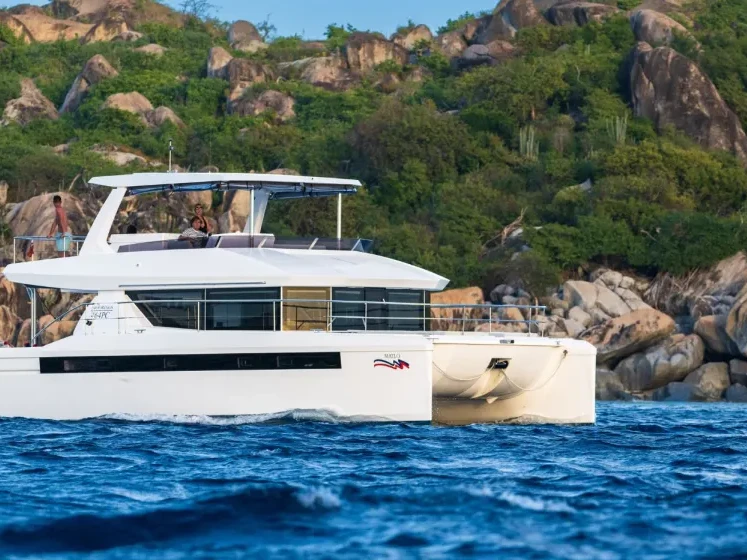 Leopard Leopard 46 Powercat charter bareboat or skippered in  Road Town