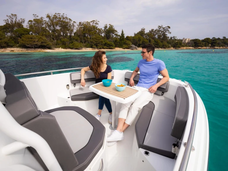 Jeanneau Cap Camarat 7.5 CC charter bareboat or skippered in  Rapallo