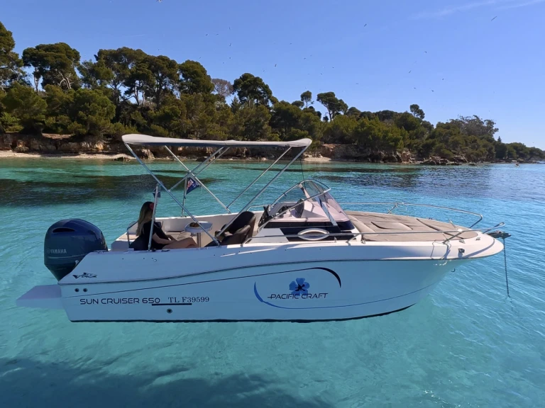 Pacific Craft Pacific Craft 650 SC charter bareboat or skippered in  Golfe-Juan
