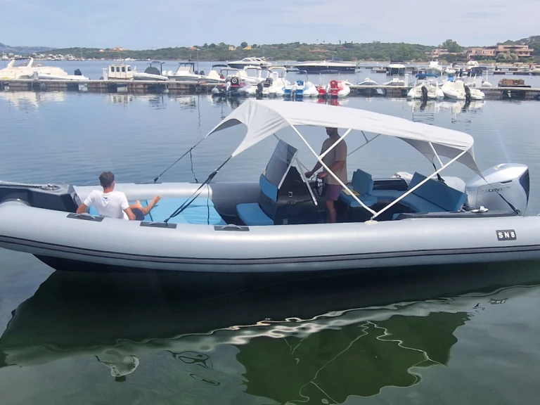 Hire RIB Shardana with a boat licence